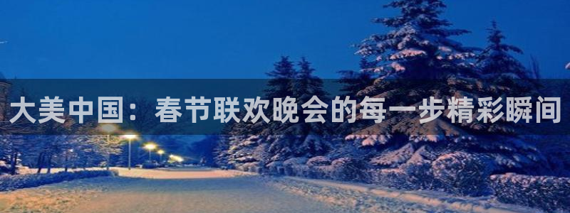 蓝鲸体育足球免费观看：大美中国：春节联欢晚会的每一步精彩瞬间